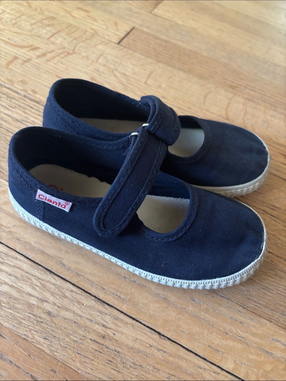 Toddler Cienta Canvas Mary Janes